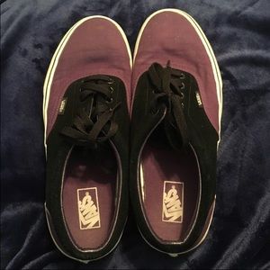 Black and Purple Vans